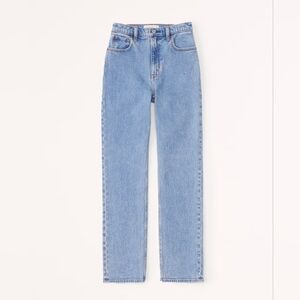 NWT Abercrombie & Fitch The '90s straight ultra high rise jeans